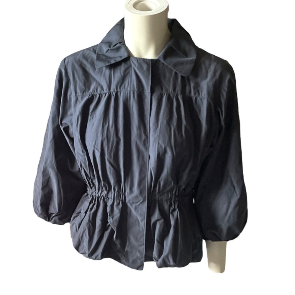 Club Monaco Navy Blue Bomber Jacket